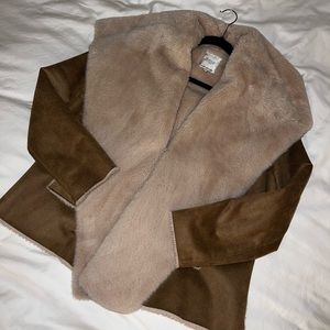VINTAGE Zara Faux Fur Coat